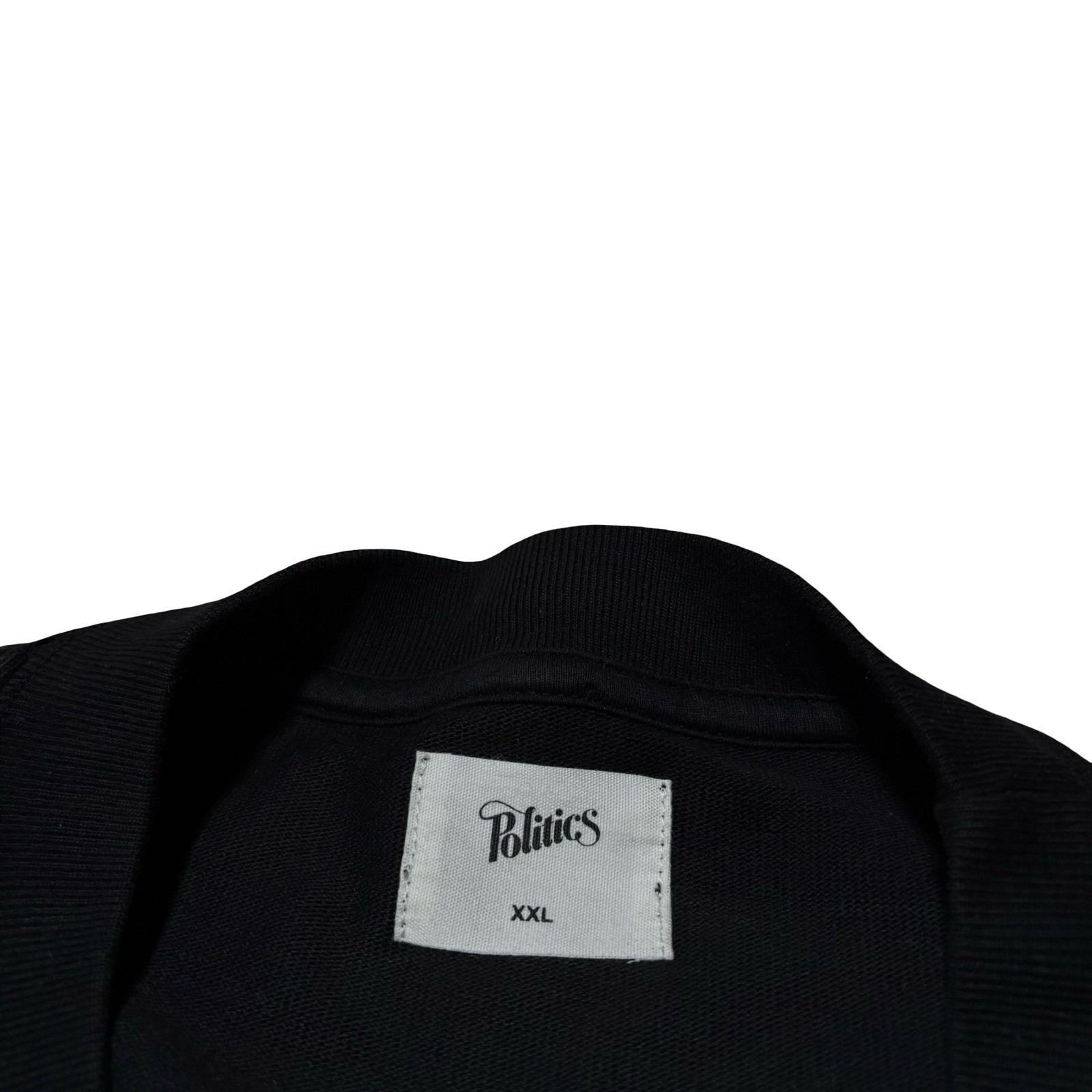 Sneaker Politics Men's Alien Peace Logo Short Sleeve Sweater Black Cotton Xxl — image 4 of 5
